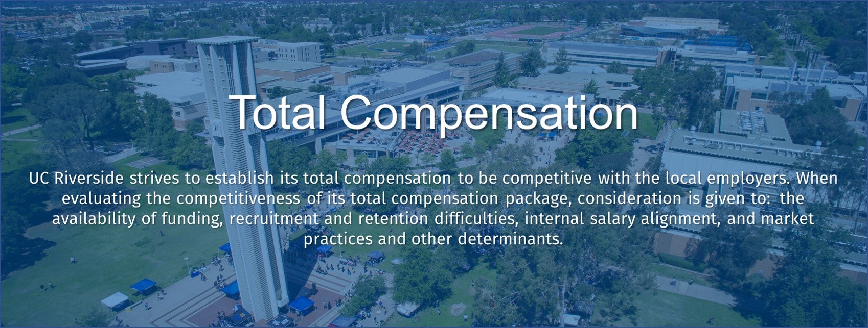 Total Compensation webpage banner