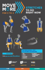 Move More Poster - Stretches 11x17