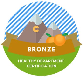 Healthy Department Certification - Bronze Hall of Fame